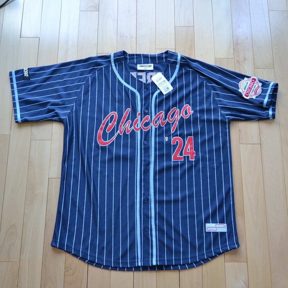 NWT NASCAR Chicago Street Race Jersey Size 3XL Blue
